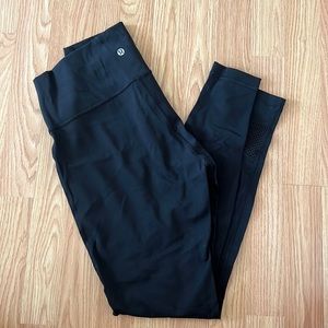 lululemon Black Leggings with Design